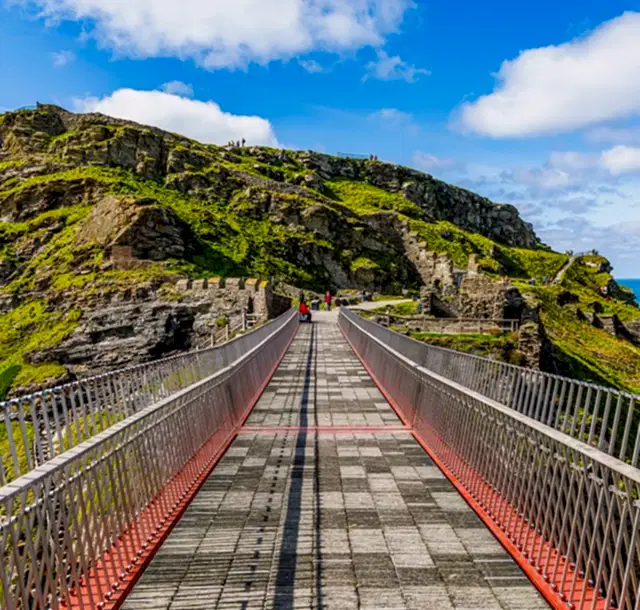 Tintagel Castle in Cornwall