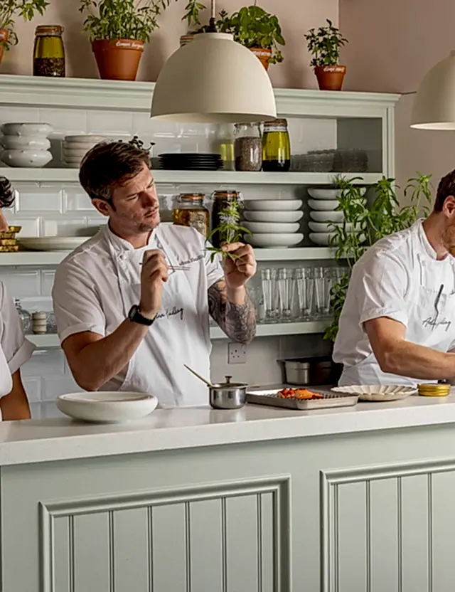 Adam Handling and his team
