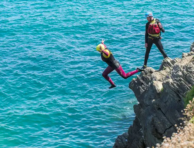 Coasteering with Surf Sanctuary Surf School