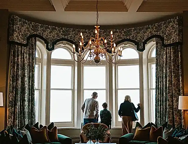The Ballroom at The Headland Hotel in Cornwall