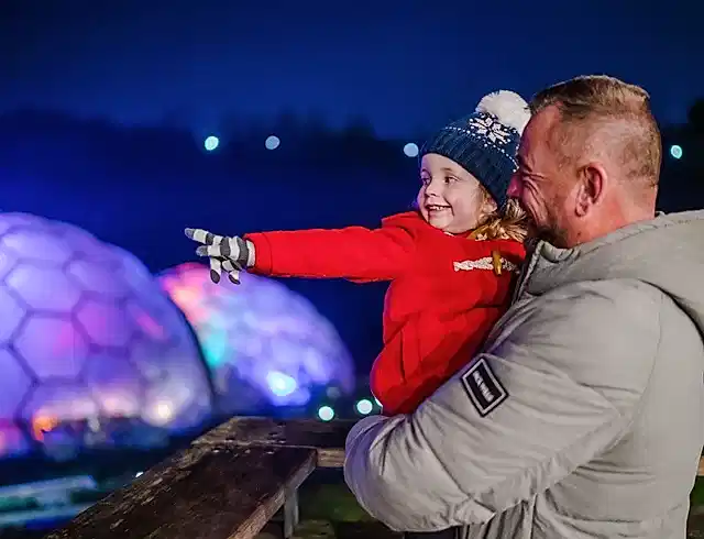 Eden Project at Christmas